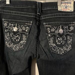 True Religion Women’s Dark Blue Bootcut Jeans Size 28